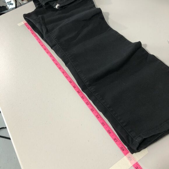 WOMAN WITHIN Straight Leg Stretch Jean Black Size 18W - Picture 9 of 9